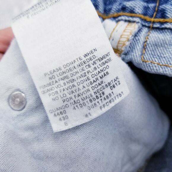 LEVI'S 517 Boot Cut Jeans 2012 Broken Imperfections Made In Nicaragua W31 L30 - Picture 10 of 10